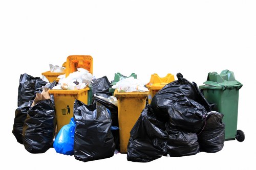 Business waste removal services in Shadwell office