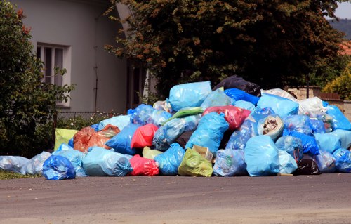 Recycling bins for residential waste